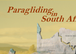 map Landkarte Flugfürer Südafrika Fluggebiete für Gleitschirmfliegen und Drachenfliegen | Paragliding